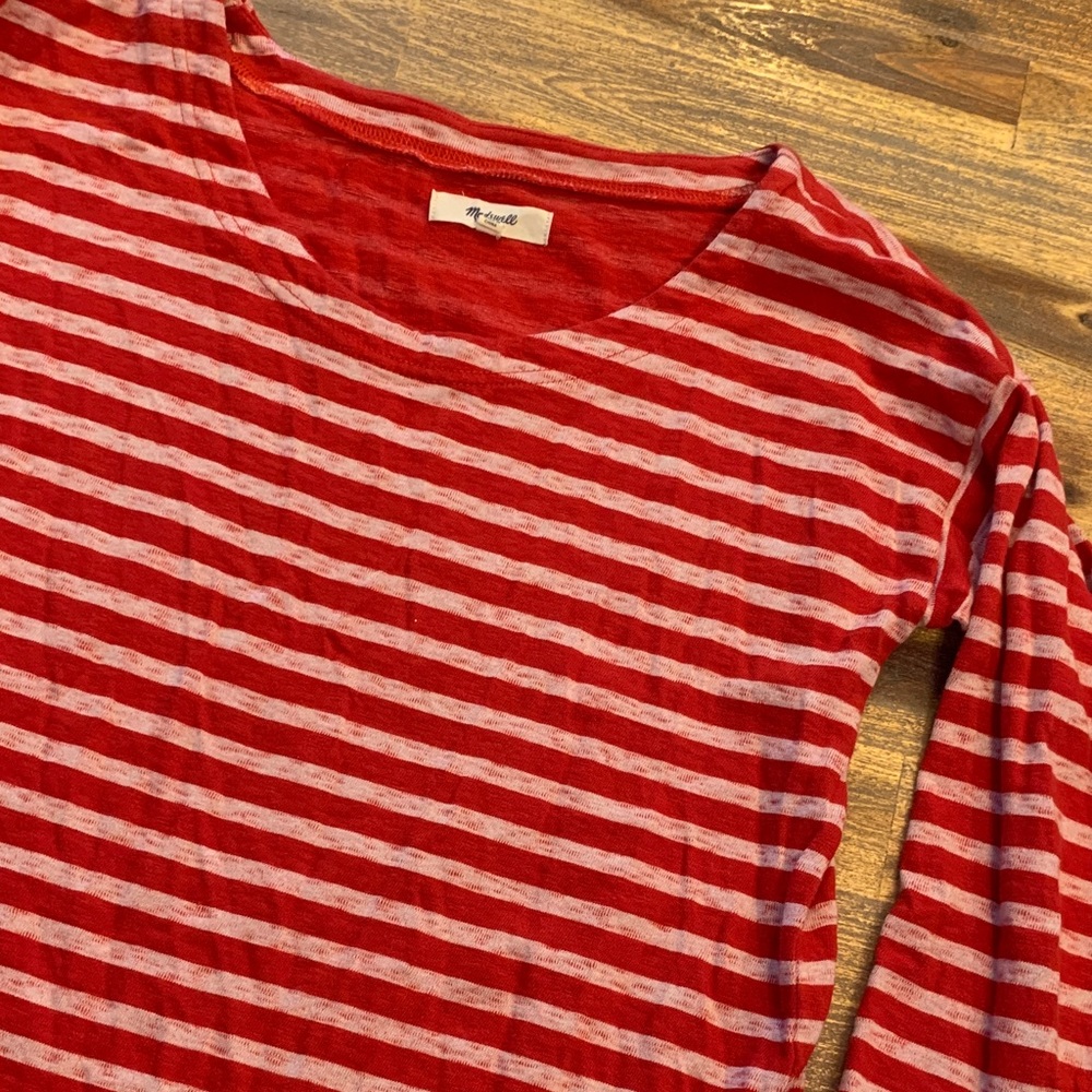 Madewell striped top. XS